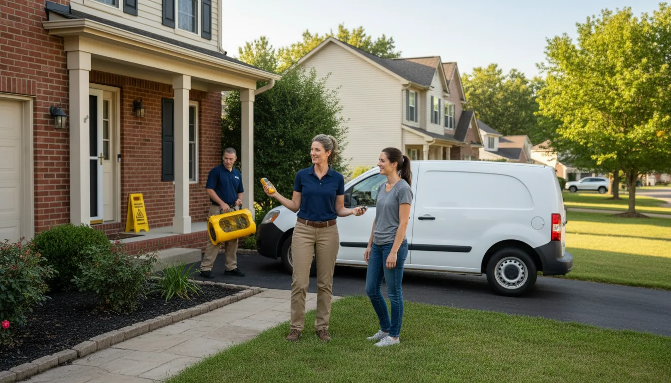 Residential water damage restoration in Greenwood, NE